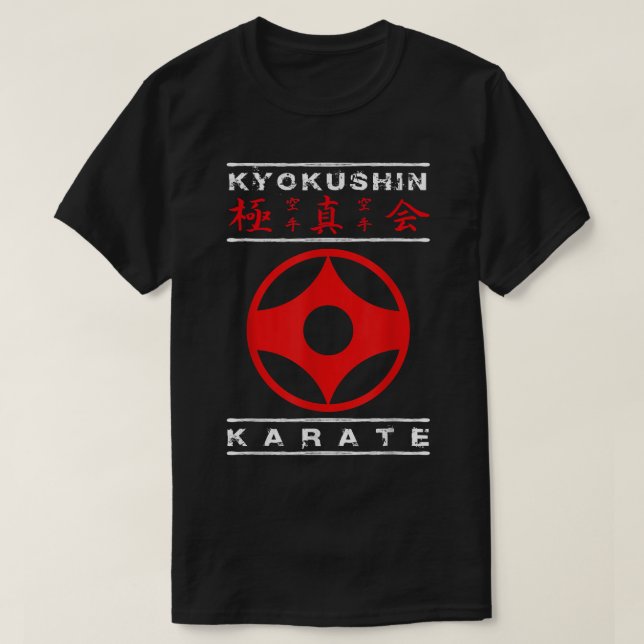 Camiseta Kyokushin Karate Martial Arts (Frente do Design)