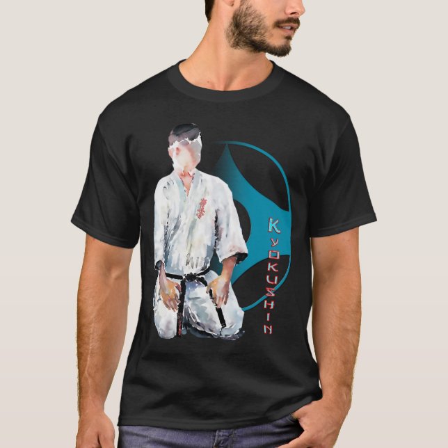 Camiseta Kyokushin Karate Seiza Mukuso Martial Arts T-Shirt (Frente)