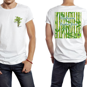 Camiseta Kyoto Arashiyama Bamboo Grove o Japão Feriado de V
