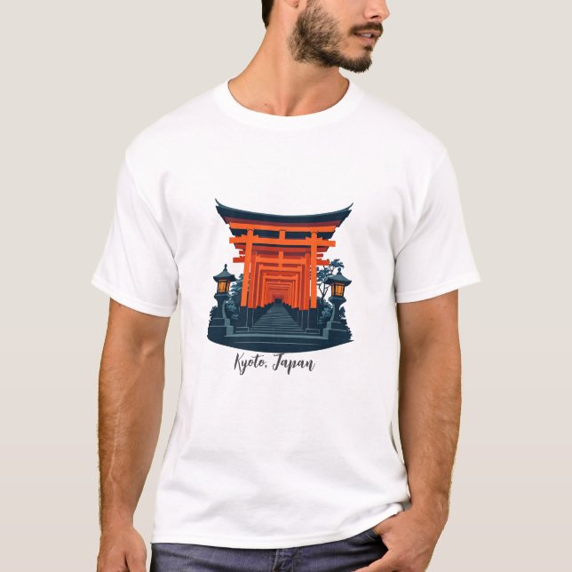 Camiseta Kyoto Japan Fushimi Inari Taisha (Frente)