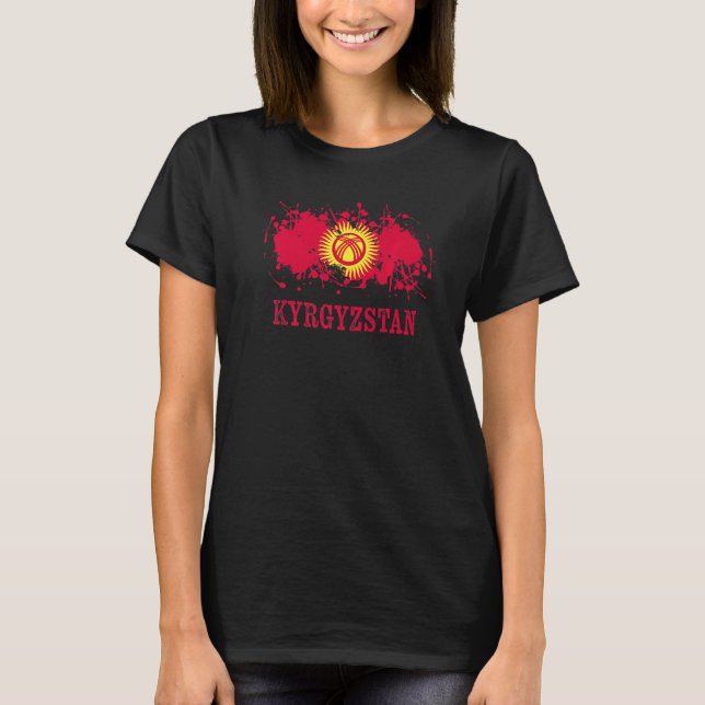 Camiseta Kyrgyzstian enthusiasts for Kirgisija and Kyrgyzst (Frente)