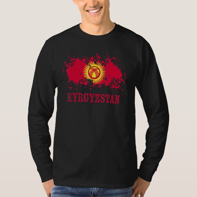 Camiseta Kyrgyzstian enthusiasts for Kirgisija and Kyrgyzst (Frente)