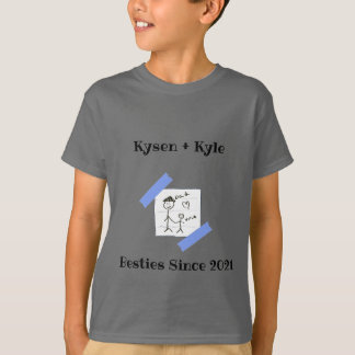 Camiseta Kysen + Kyle Matching T-Shirt, Besties Desde 2021