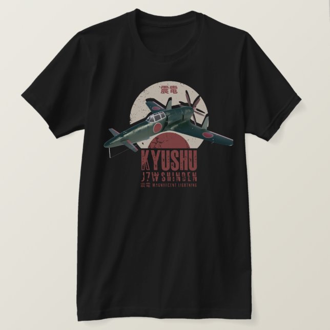 Camiseta Kyushu J7W Shinden (Frente do Design)