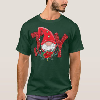 Camiseta KYw5 Joys Gnomo Natal Feliz Xmas Vibes Kids De