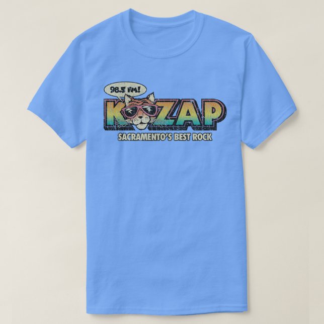 Camiseta KZAP Sacramento Legal Cat 1968 (Frente do Design)