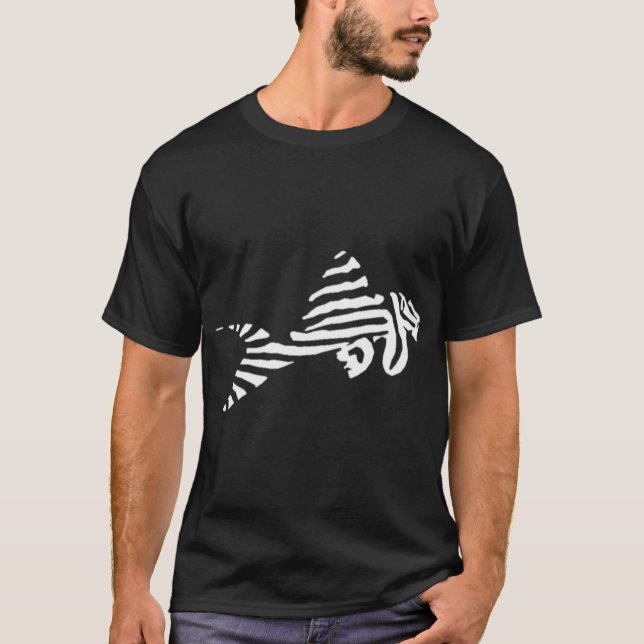Camiseta L046 Pleco Zebra (Frente)