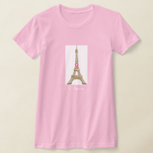 Camiseta L' Amour Eiffel Tower T Shirt
