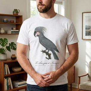 Camiseta L’Ara gris à Trompe / Cinza Palm Cockatoo