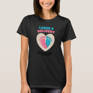Camiseta L&d Enfermeira Mão De Obra E Enfermeira