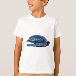 Camiseta L é para a tartaruga Leatherback