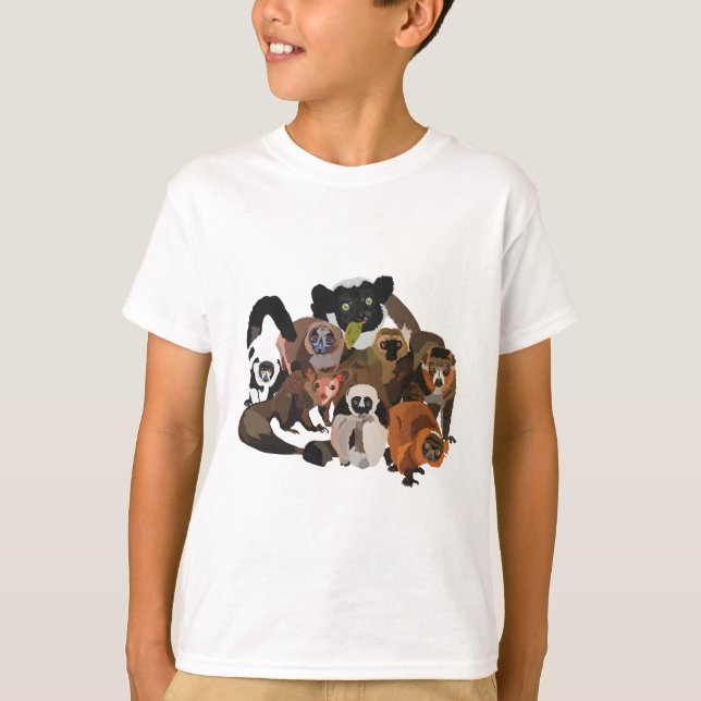 Camiseta L é para Lemur (Frente)