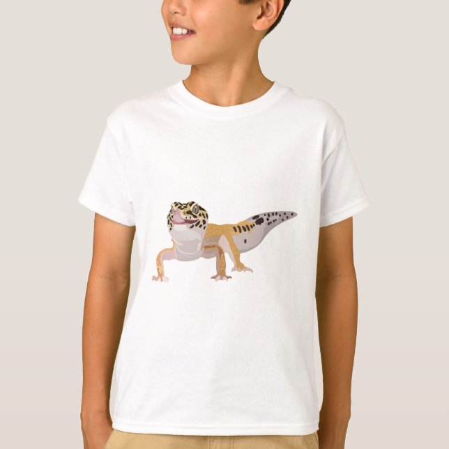 Camiseta L é para Leopard Gecko (Frente)