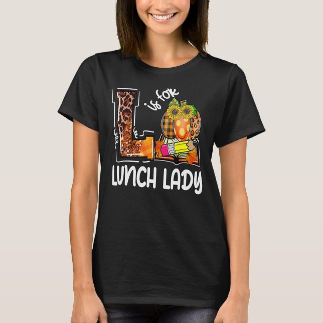 Camiseta L É Para O Almoço Lady Leopard Pumpkin Call Obriga (Frente)