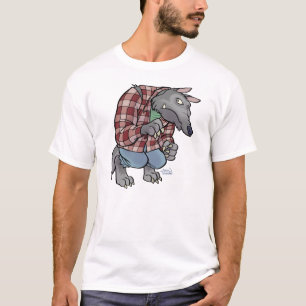 Camiseta l é para o lycanthrope