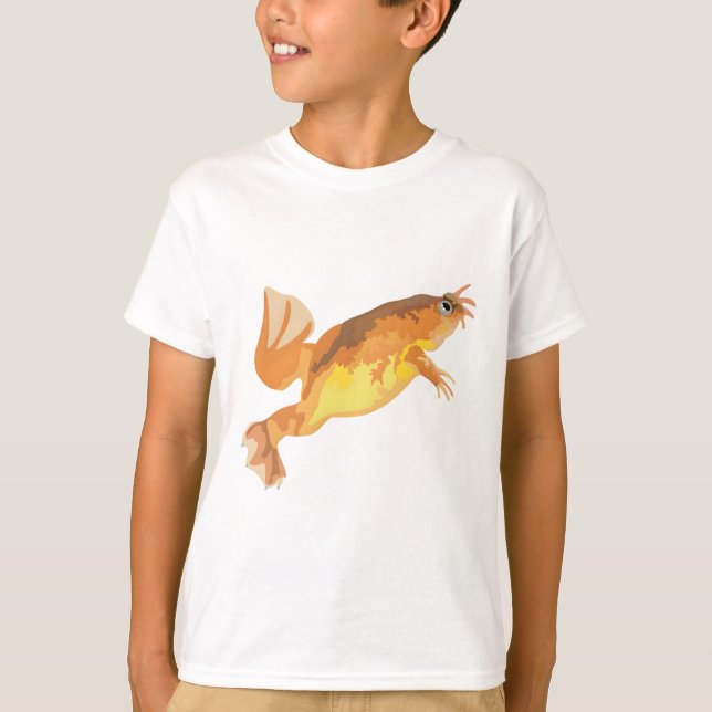 Camiseta L é para o Sapo Clawed Lake Oku (Frente)