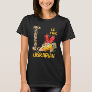 Camiseta L É Para Valorização Bibliotecária Leopard De Volt