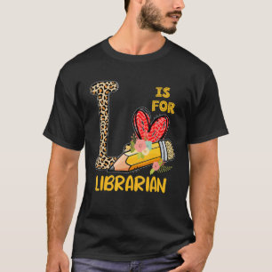 Camiseta L É Para Valorização Bibliotecária Leopard De Volt