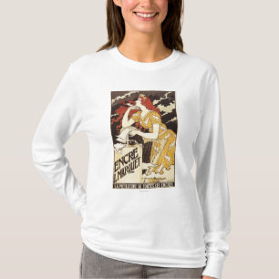 Camiseta L. Marquet Tinta Vermelho-Dirigiu a mulher & a