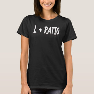 Camiseta L + Razão Bozo Memória Viral Tendência Viral Irôni