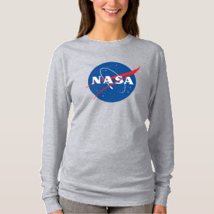 Camiseta L/S (Cinza de Lua) da NASA (Icônica)