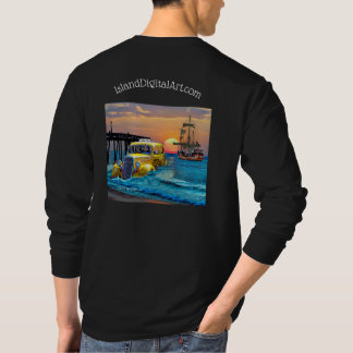 Camiseta L/S masculina com imagem de IslandDigital