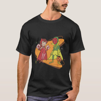 Camiseta l WandaVision Scarlet Witch Vision Retro 50s