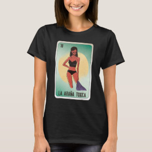 Camiseta La Araña Toxica Mexicana Slang Lotery Bingo Cards