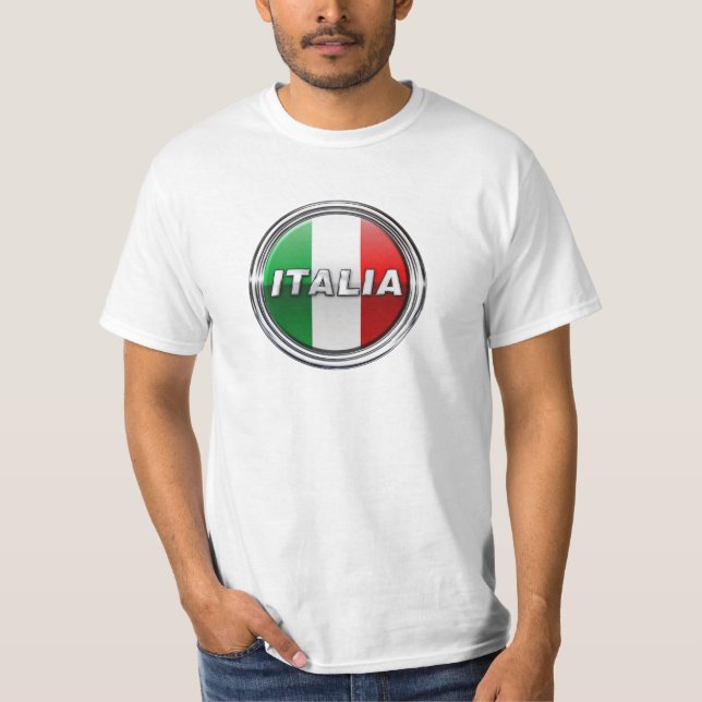 Camiseta La Bandiera - a bandeira italiana (Frente)