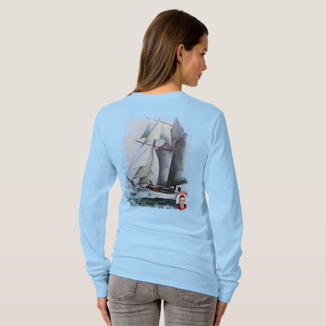 Camiseta La Belle Poule (Parte Traseira Completa)