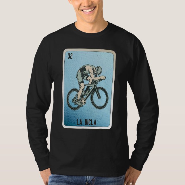 Camiseta La Bicla Mexican Slang Lottery Bingo Cards (Frente)