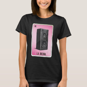 Camiseta La Bocina Mexicana Slang Lottery Bingo Cards