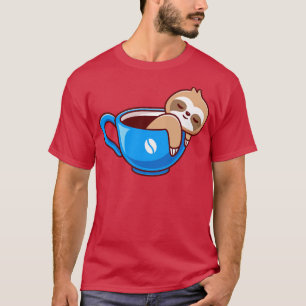 Camiseta Lã Bonita Com Cartografia De Café