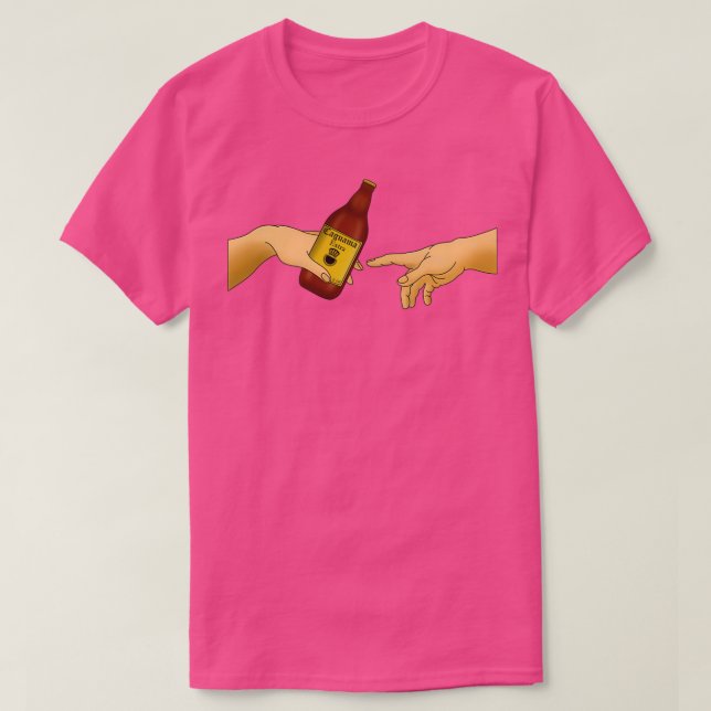 Camiseta La Caguama Engraçado Design de Cerveja Mexicana (Frente do Design)