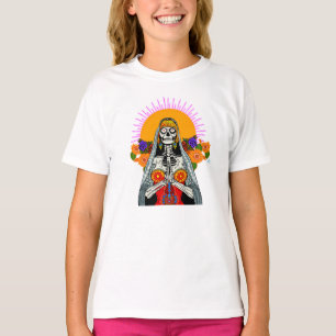 Camiseta La Catrina num estilo moderno e colorido