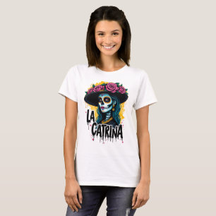 Camiseta La Catrina: Rainha da Arte Urbana Morto.