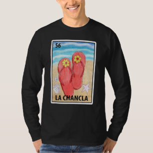 Camiseta La Chancla Mexicana Lottery Parody Beach Summer