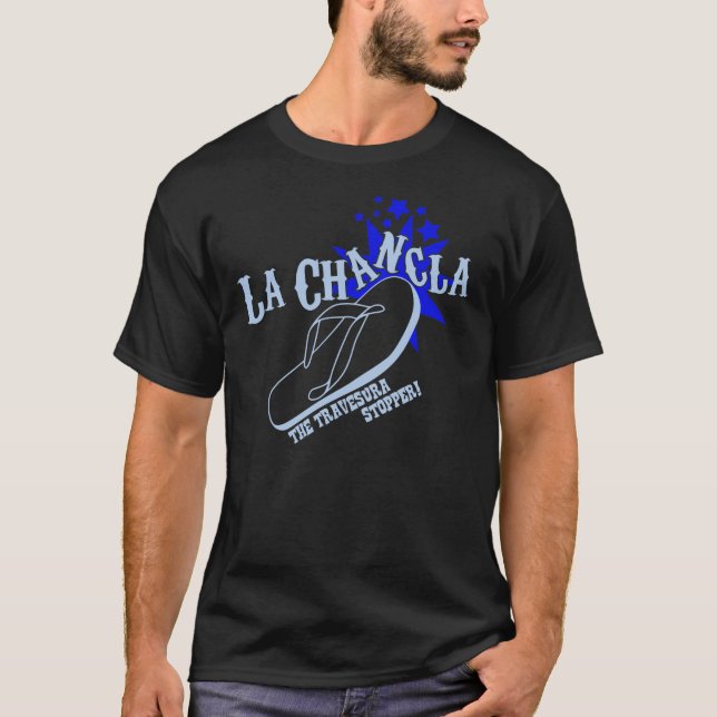Camiseta La Chancla o mexicano engraçado do bujão de (Frente)