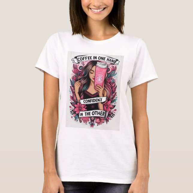 Camiseta La chica del café (Frente)