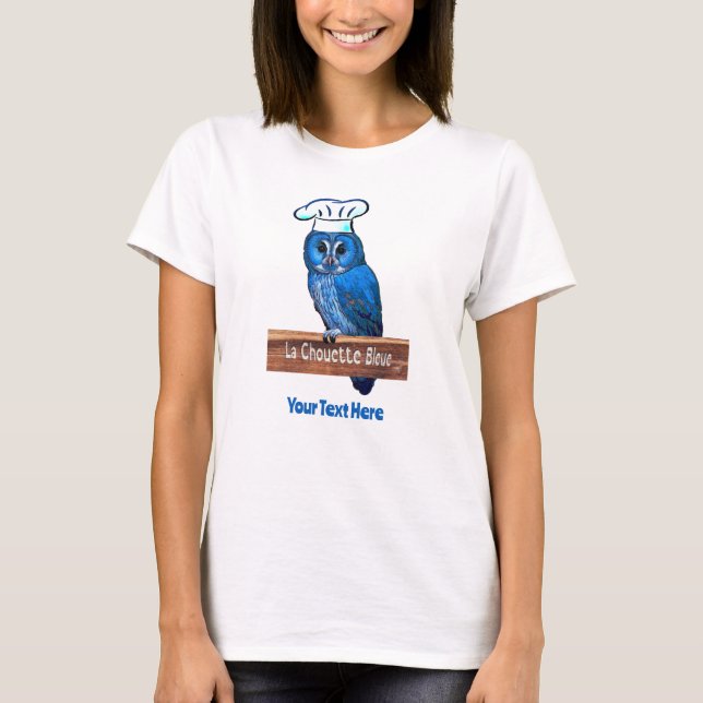 Camiseta La Chouette Bleue Cafe (Frente)