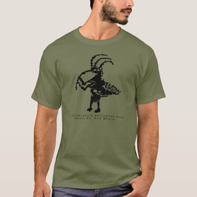 Camiseta La Cieneguilla Petroglicph Site Papais noeis Fe, (Frente)
