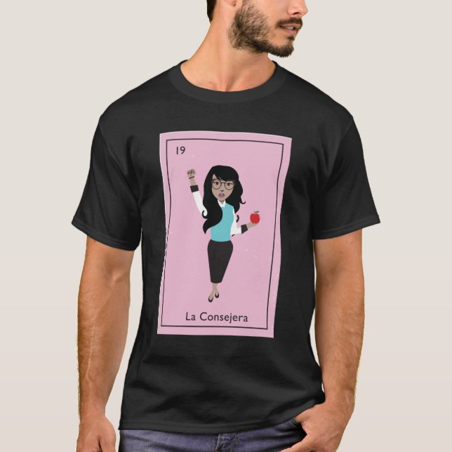 Camiseta La Consejera Black Hair Classic (Frente)