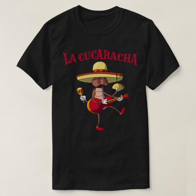Camiseta La Cucaracha A Barata (Frente do Design)