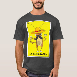 Camiseta La Cucaracha Cockroach Com Cerveja De Taco Mexican