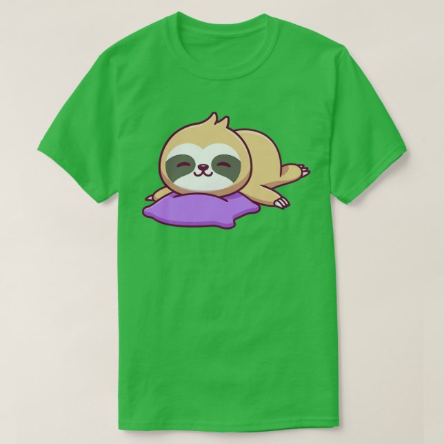 Camiseta Lã Cuja Lama Dorme No Travesseiro (Frente do Design)