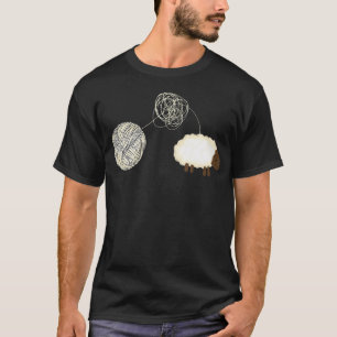 Camiseta Lã de Ovelha para Tricô Crochê Alfaiate Tricoteira