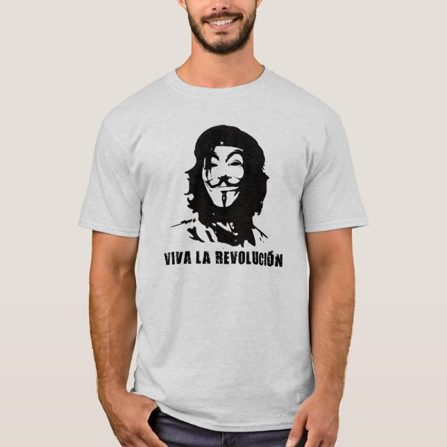 Camiseta La de Viva anónimo (Frente)