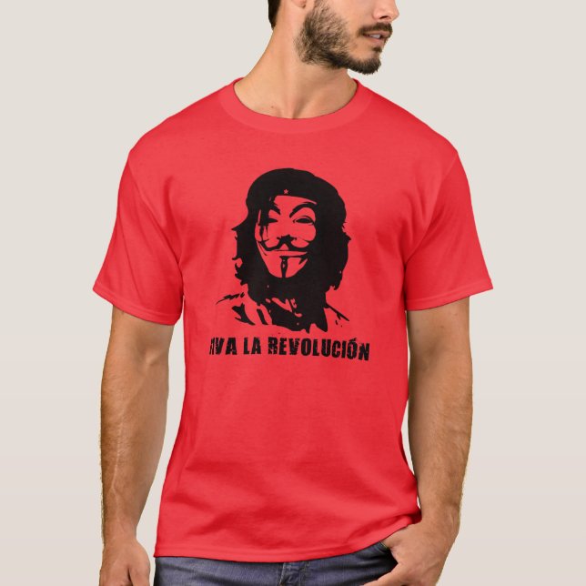 Camiseta La de Viva anónimo (Frente)