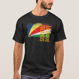 Camiseta La Digue Islands Seychelles Flag for Men Women Kid