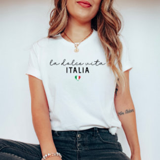 Camiseta La Dolce Vita Italia - Cute Heart Italiano